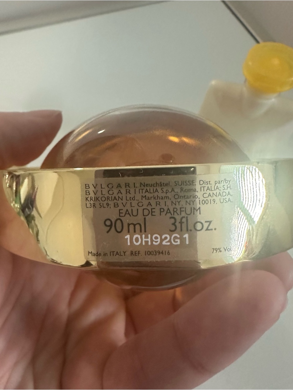 Bvlgari Goldea Perfume 3 oz & Lotion / Shower Gel 2.5 oz Set - Picture 3 of 4